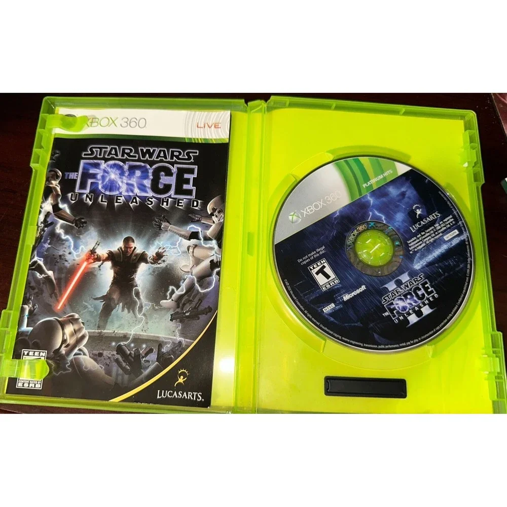 Star Wars The Force Unleashed II 2 (Microsoft Xbox 360) CIB w/ Manual & DIsc